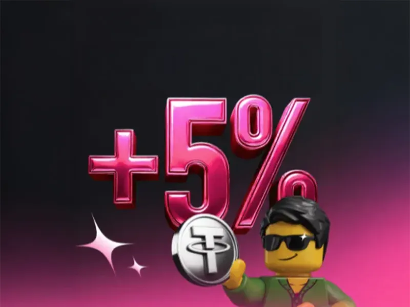+5% on your first crypto deposit